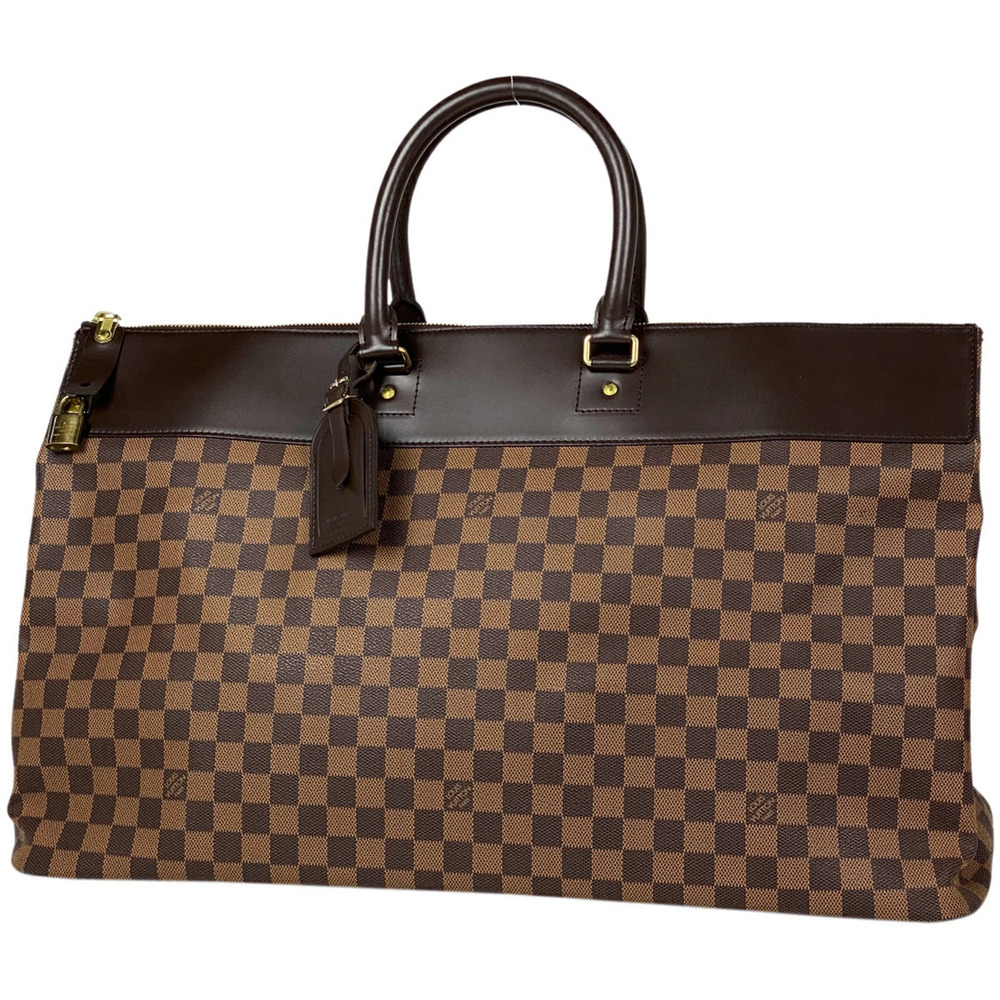 Louis Vuitton Greenwich Travel Business Boston Bag Damier Brown